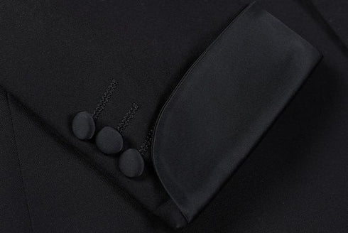 Black Mens Modern Fit Suit – Inspired by Men’s Tuxedo Jackets for Weddings Plus Size